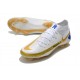 Chaussure Nike Phantom GT Elite DF FG Blanc Or Bleu