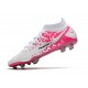 Chaussure Nike Phantom GT Elite DF FG Blanc Rose