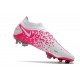 Chaussure Nike Phantom GT Elite DF FG Blanc Rose