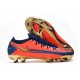 Crampons Nouvelle Nike Phantom GT Elite FG Orange Or Bleu