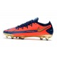 Crampons Nouvelle Nike Phantom GT Elite FG Orange Or Bleu