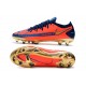 Crampons Nouvelle Nike Phantom GT Elite FG Orange Or Bleu