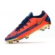 Crampons Nouvelle Nike Phantom GT Elite FG Orange Or Bleu