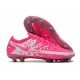 Crampons Nouvelle Nike Phantom GT Elite FG Rose Blanco