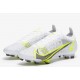 Nike Mercurial Vapor XIV Elite FG Blanc Noir Métallique Argent Volt