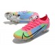 Nike Nouvelle Mercurial Vapor 14 Elite FG Bleu Rose Vert