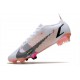 Nike Nouvelle Mercurial Vapor 14 Elite FG Blanco Negro Carmesí