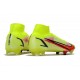 Crampons Nike Mercurial Superfly VIII Elite FG Volt Carmin Noir