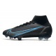 Nike Neuf Mercurial Superfly 8 Elite FG Noir Gris Acier