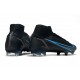 Nike Neuf Mercurial Superfly 8 Elite FG Noir Gris Acier