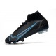 Nike Neuf Mercurial Superfly 8 Elite FG Noir Gris Acier