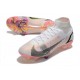 Crampons Nike Mercurial Superfly VIII Elite FG Blanc Noir Carmin Rose