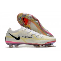 Nike Phantom GT 2 Elite FG Blanc Noir Carmin Rose