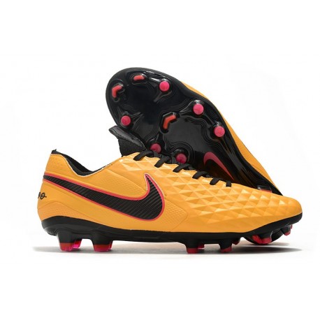 Nike Tiempo Legend 8 Elite FG Crampon Foot - Orange Noir