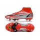 Nike Mercurial Superfly 8 Elite SG Pro AC Rouge Piment Noir Fantôme Orange Total