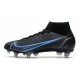 Nike Mercurial Superfly 8 Elite SG Pro AC Noir Gris Acier