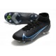 Nike Mercurial Superfly 8 Elite SG Pro AC Noir Gris Acier