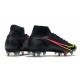 Nike Mercurial Superfly 8 Elite SG Pro AC Black x Prism - Noir Cyber