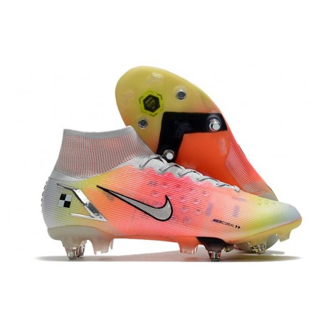 Nike Mercurial Superfly 8 Elite SG Pro AC Blanc Mangue