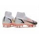 Nike Mercurial Superfly 8 Elite SG Pro AC Blanc Noir Carmin Rose