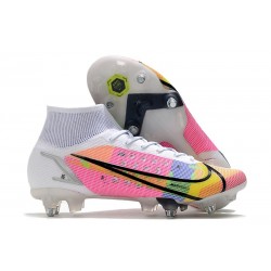 Nike Mercurial Superfly 8 Elite SG Pro AC Blanc Multicolore