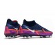 Nike Phantom GT II Elite DF FG Bleu Marine Blanc Violet