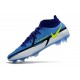 Nike Phantom GT II Elite DF FG Sapphire Volt Gris Brouillard Bleu