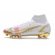 Nike Neuf Mercurial Superfly 8 Elite FG Blanc Rose Or