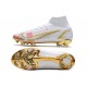 Nike Neuf Mercurial Superfly 8 Elite FG Blanc Rose Or