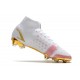 Nike Neuf Mercurial Superfly 8 Elite FG Blanc Rose Or