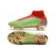 Nike Neuf Mercurial Superfly 8 Elite FG Vert Rouge Or