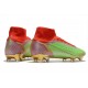 Nike Neuf Mercurial Superfly 8 Elite FG Vert Rouge Or