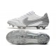 Chaussure Nike Tiempo Legend IX Elite FG Blanc Gris