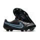 Chaussure Nike Tiempo Legend IX Elite FG Noir Gris Acier