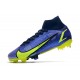 Nike Neuf Mercurial Superfly 8 Elite FG Sapphire Volt Bleu