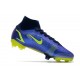 Nike Neuf Mercurial Superfly 8 Elite FG Sapphire Volt Bleu