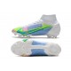 Nike Neuf Mercurial Superfly 8 Elite FG Blanc Bleu Volt