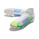 Nike Neuf Mercurial Superfly 8 Elite FG Blanc Bleu Volt