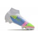 Nike Neuf Mercurial Superfly 8 Elite FG Blanc Bleu Volt