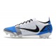 Nike Mercurial Vapor XIV Elite FG Blanc Bleu Noir