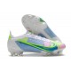 Nike Mercurial Vapor XIV Elite FG Blanc Bleu Vert