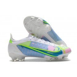 Nike Mercurial Vapor XIV Elite FG Blanc Bleu Vert