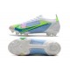 Nike Mercurial Vapor XIV Elite FG Blanc Bleu Vert