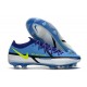 Nike Phantom GT 2 Elite FG Sapphire Volt Gris Brouillard Bleu