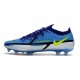 Nike Phantom GT 2 Elite FG Sapphire Volt Gris Brouillard Bleu