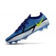 Nike Phantom GT 2 Elite FG Sapphire Volt Gris Brouillard Bleu