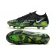 Nike Phantom GT 2 Elite FG Noir Platine Métallique Vert Strike