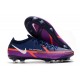 Nike Phantom GT 2 Elite FG Bleu Marine Blanc Violet