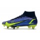 Nike Mercurial Superfly 8 Elite SG Pro AC Sapphire Volt Bleu