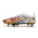 Nike Mercurial Vapor 14 Elite SG-PRO Blanc Or Rouge